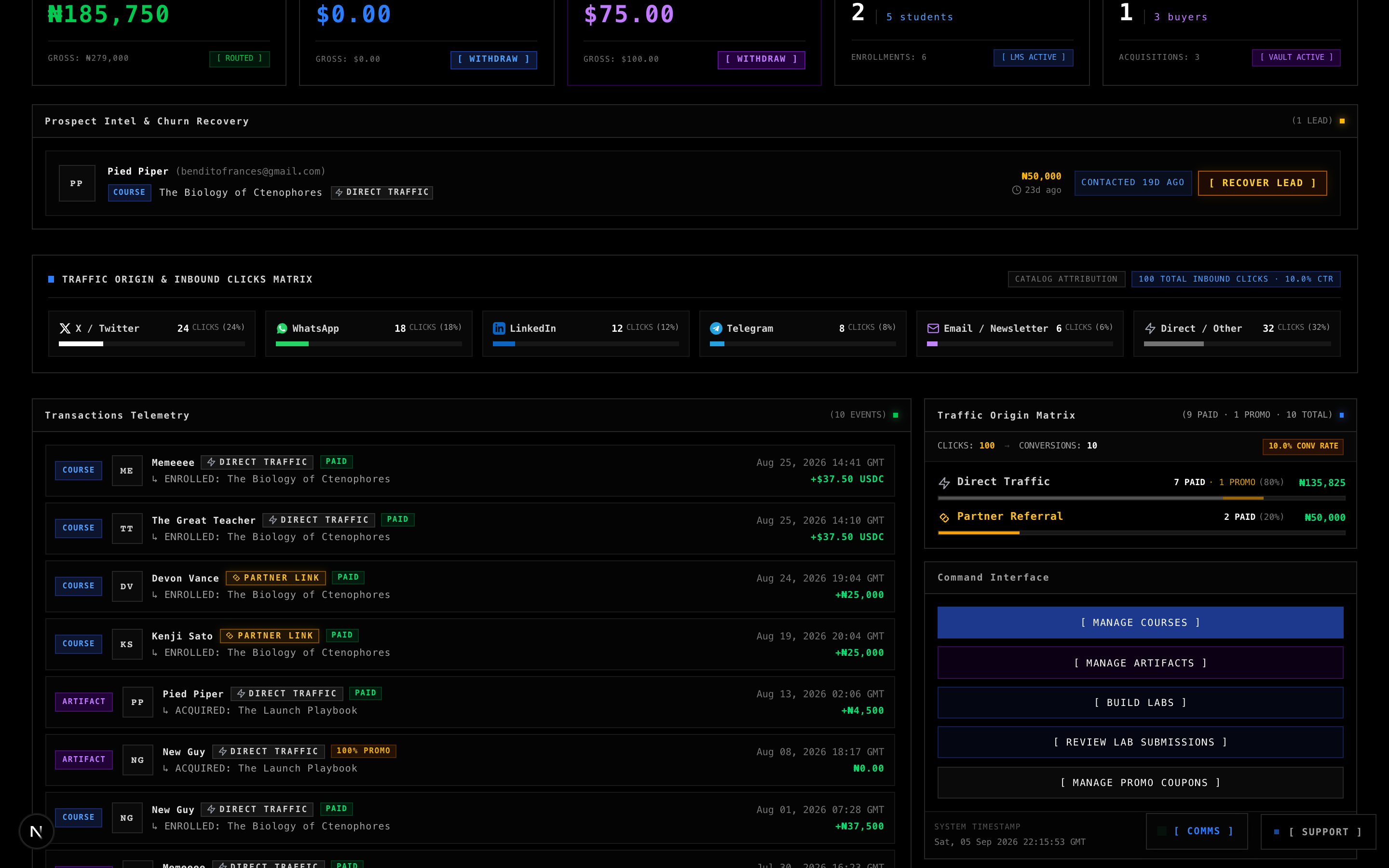 Prospect Intelligence Terminal